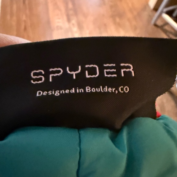 Multicolor Little Girl Spyder Ski bib - Picture 4 of 7